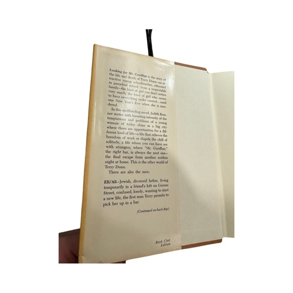 Looking for Mr. Goodbar by Judith Rossner: 1st Edition: Book Club Edition: Rare - Picture 6 of 8